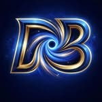 Logotipo do Diário dos BNs em azul e dourado